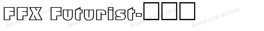 FFX Futurist字体转换